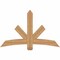 Ekena Millwork Alberta Smooth Timber Gable Bracket, Western Red Cedar, 60"W x 38"H x 3 1/2"D x 5 1/2"F, 15/12 Pitch GBW060X38X0406ALB00SWR - alternate 1